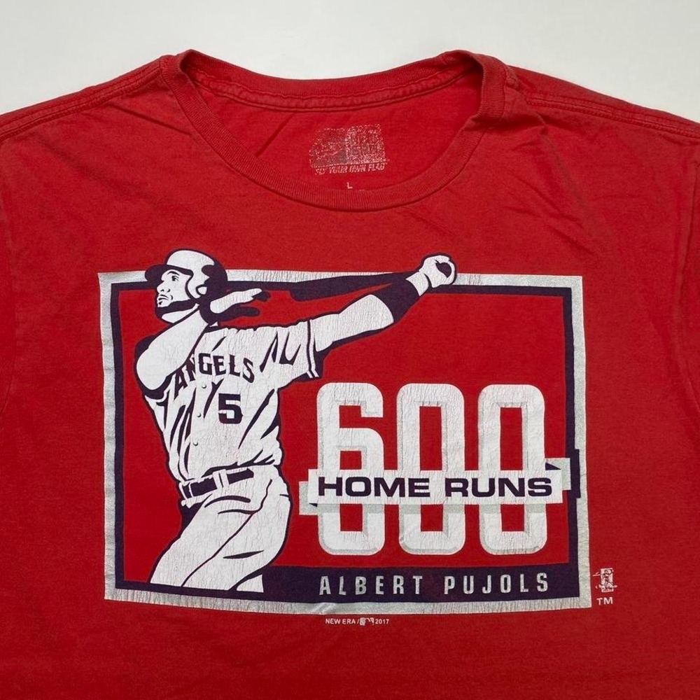 LA Angels x Albert Pujols 600 home runs shirt